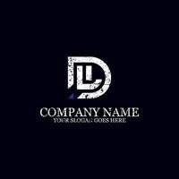 eerste brief dl logo ontwerp vector, het beste voor bedrijf logo merk vector