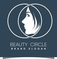 schoonheid logo met modern ontwerp premie vector