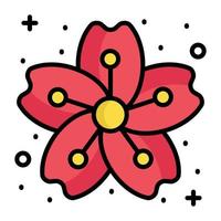 sakura bloem vector ontwerp, kers bloesem