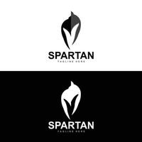 spartaans logo, oorlog helm pak vector, barbaar schild icoon, viking, Sportschool fit ontwerp, geschiktheid vector