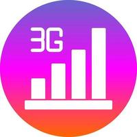 3g vector icoon ontwerp