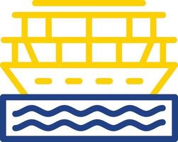 draagvleugelboot vector icoon ontwerp