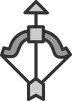 kruisboog vector icoon ontwerp