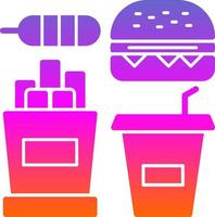 Fast food vector icoon ontwerp