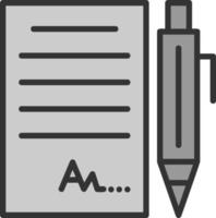 handtekening vector icoon ontwerp