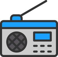 radio vector icoon ontwerp