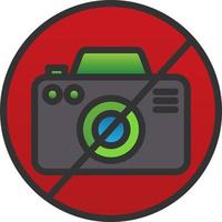 Nee camera vector icoon ontwerp