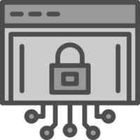 internet veiligheid vector icoon ontwerp