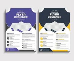 bedrijf brochure folder ontwerp lay-out sjabloon a4, vervagen achtergrond sjabloon vector