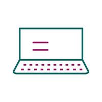 laptop vector pictogram