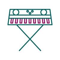 piano vector pictogram