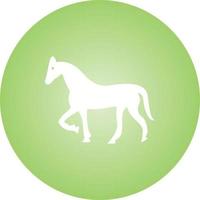 mooi paard glyph vector icoon