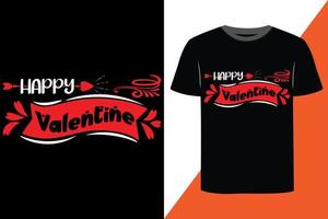 Valentijn afdrukken klaar t-shirt ontwerp vector