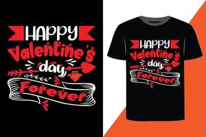 Valentijn afdrukken klaar t-shirt ontwerp vector