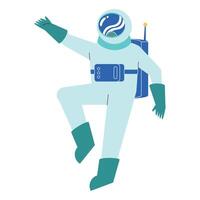 ruimte astronaut karakter vector