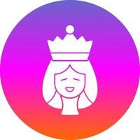 koningin vector icoon ontwerp