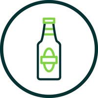 bier fles vector icoon ontwerp