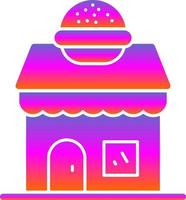 hamburger winkel vector icoon ontwerp