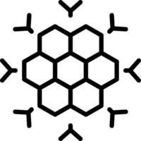 lijn icoon voor polyester vector