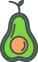 avocado vector icoon