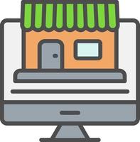 online winkel vector icoon