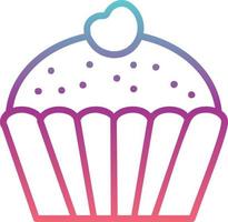 muffin vector icoon