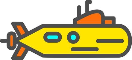onderzeeër vector icoon
