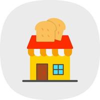 bakkerij winkel vector icoon ontwerp