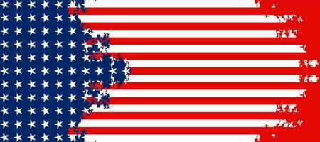 Verenigde Staten van Amerika vlag rood achtergrond ontwerp behang vector