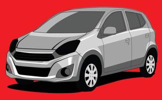 modern hatchback auto illustratie vector ontwerp