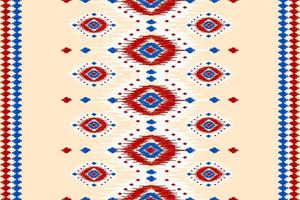 etnisch ikat naadloos patroon in stam. aztec meetkundig etnisch ornament afdrukken. ikat patroon stijl. vector