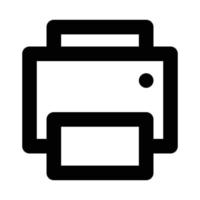 printer icoon schets vector