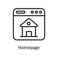 Startpagina schets icoon ontwerp illustratie. web hosting en wolk Diensten symbool Aan wit backgroung eps 10 het dossier vector