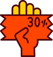 coupon vector pictogram