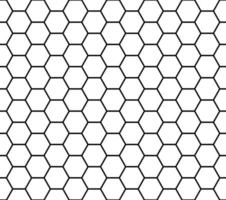 wit naadloos honingraat patroon vector