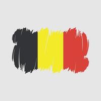 belgie vlag borstel vector