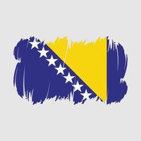 Bosnië vlag borstel vector