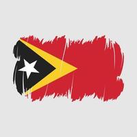 oosten- Timor vlag borstel vector