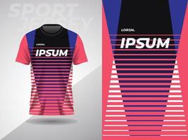 blauw roze abstract sport- Jersey Amerikaans voetbal voetbal racing gaming motorcross wielersport rennen vector