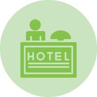 hotel teller vector icoon