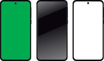 smartphone groen vector icoon