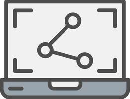 delen vector pictogram