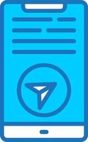 telegram babbelen vector icoon