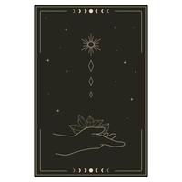 tarot kaart ontwerp vector