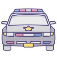 Politie icoon, geschikt voor een breed reeks van digitaal creatief projecten. vector