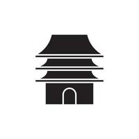 traditioneel Chinese bouwvector voor website symbool icoon presentatie vector