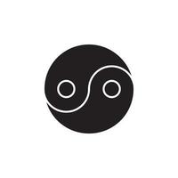 yin en yang vector voor website symbool icoon presentatie