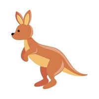 schattige kangoeroe cartoon vector