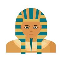 Egyptische Toetanchamon standbeeld vector