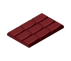 isometrische chocola bar vector